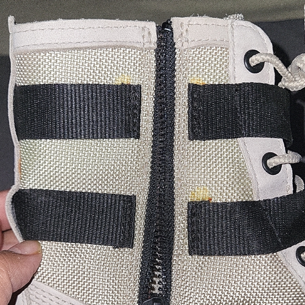 Timberland Women's White and Black Combat Boots - Picture 10 of 12